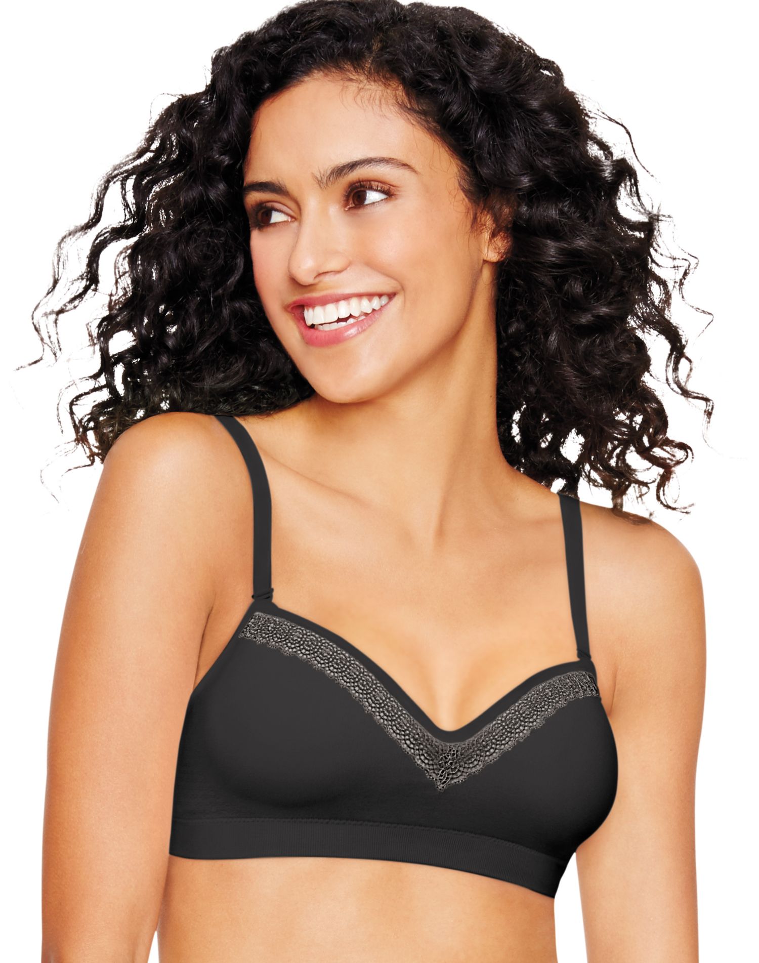 Hanes Womens Ultimate Natural Lift ComfortFlex Fit Wirefree Bra - Apparel  Direct Distributor