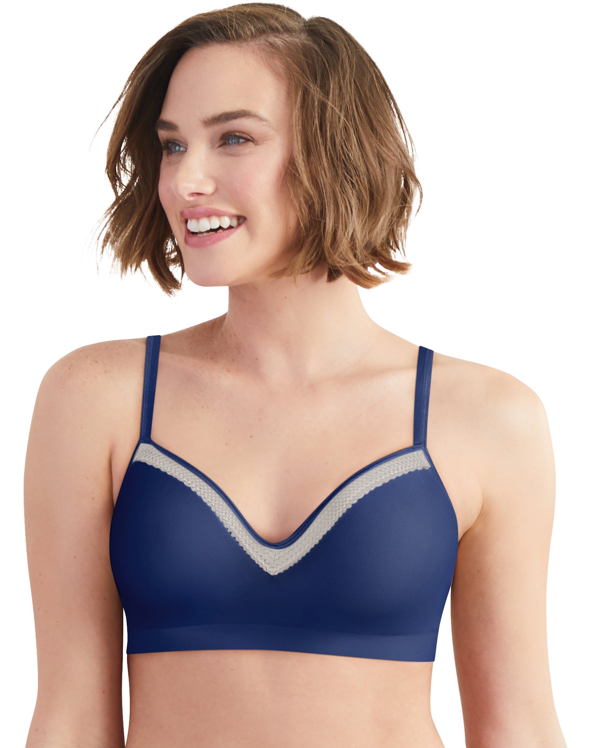 Hanes Womens Invisible Embrace Comfort Flex Fit Wirefree Bra, 3XL