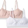 Hanes Girls Seamless Molded Cup Wirefree Bra 2-Pack