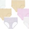 Hanes Womens Cotton Hi-Cut Panties 6-Pack