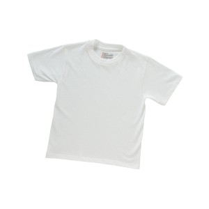 Hanes Boys Toddler White Crew Neck T-shirts