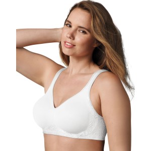 Playtex Womens 18 Hour 4049 Side & Back Smoothing With Cool Comfort® Wirefree Bra