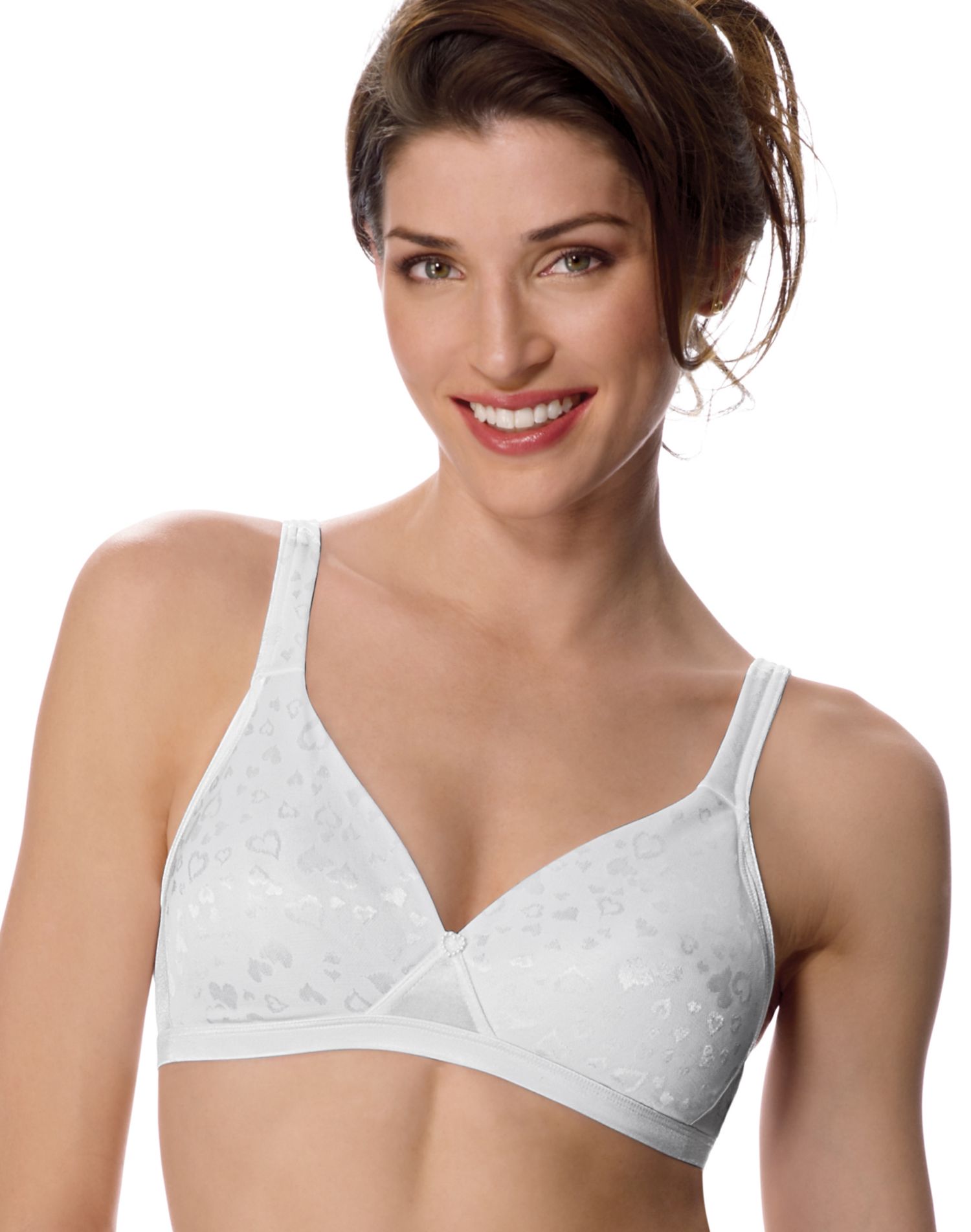 Playtex Womens Cross Your Heart Stretch Foam-Lined Wirefree Bra - Apparel  Direct Distributor