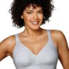 Playtex Womens 18 Hour 474C Cotton Stretch Ultimate Lift & Support Wirefree Bra