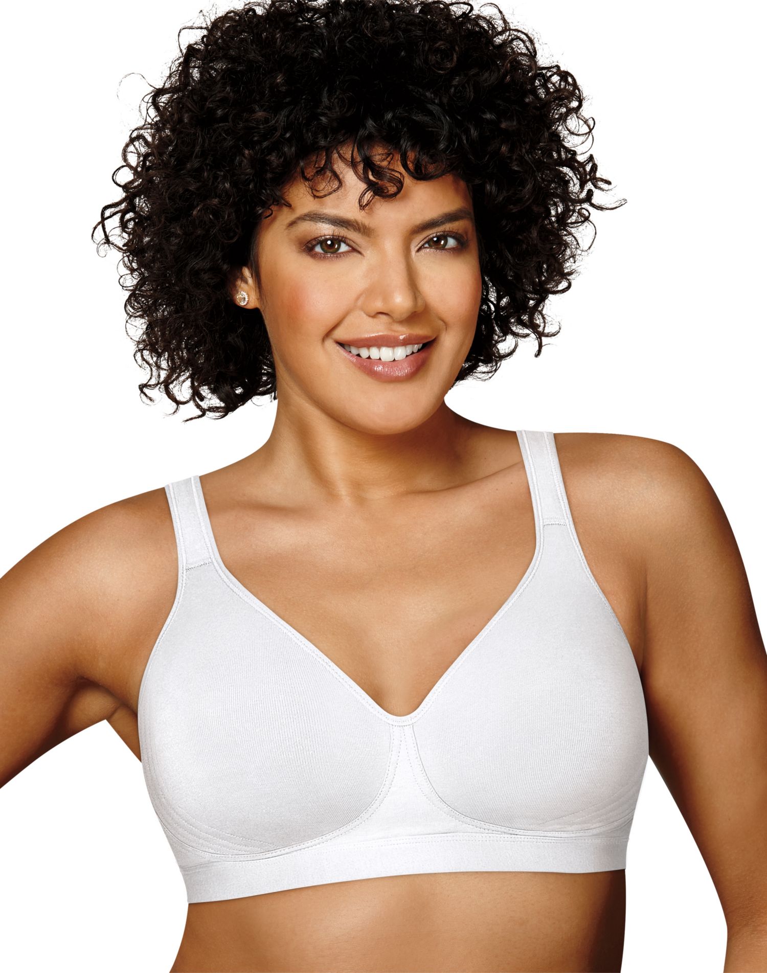 Playtex Womens 18 Hour 474C Cotton Stretch Ultimate Lift & Support Wirefree  Bra - Apparel Direct Distributor