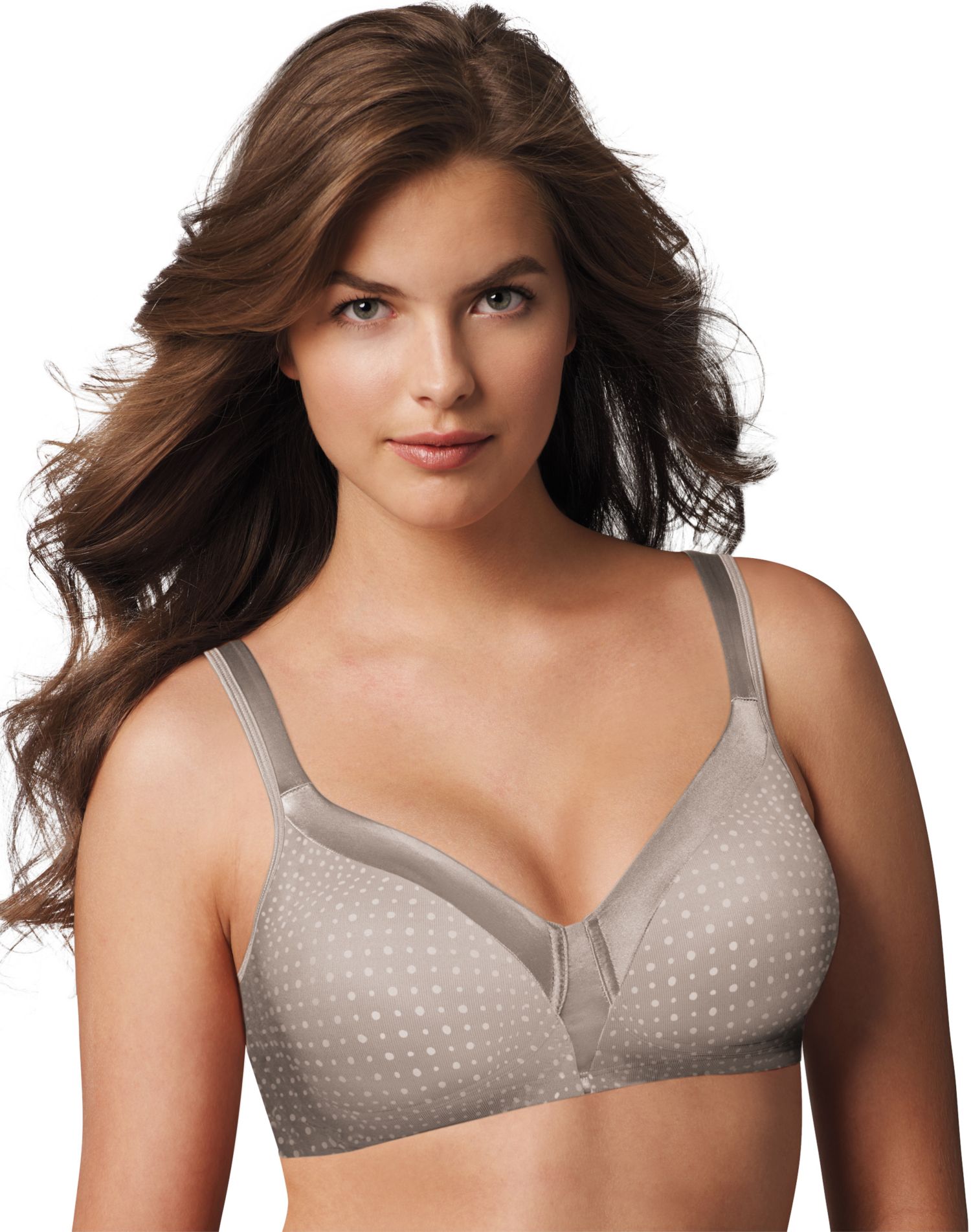 Women's Playtex 4803 18 Hour Silky Soft Smoothing Wirefree Bra (Rose Dust  46C) 