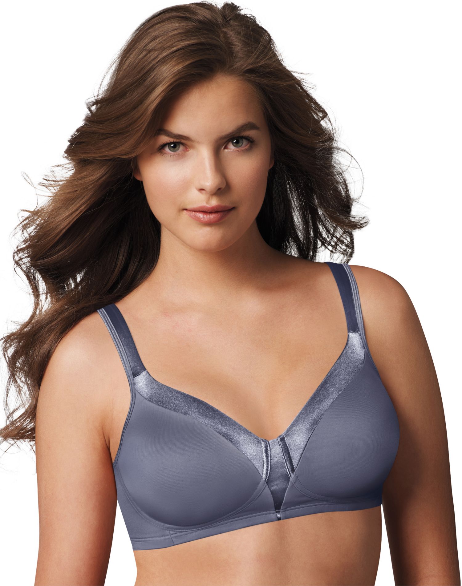 18 Hour Smoothing Minimizer Wirefree Bra Black 38D by Playtex