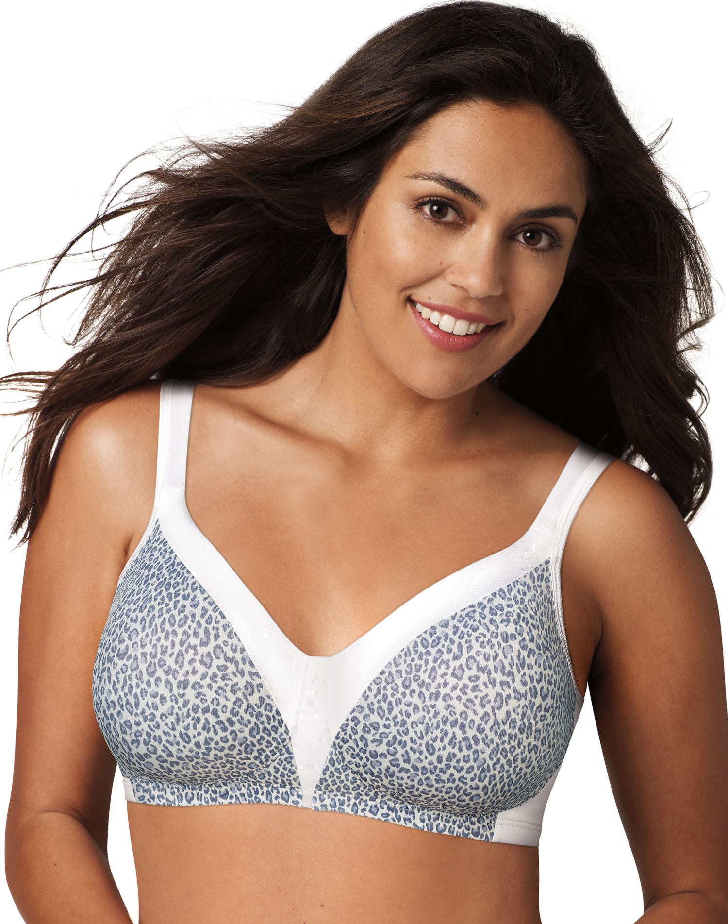 Playtex 18 Hour Silky Soft Smoothing Wirefree Bra 4803 Size 40D WHITE New