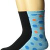 Fruit Of The Loom Womens Home Collection 2 Pack Crew Socks