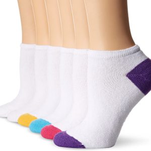 Fruit Of The Loom Womens 7 Pack No Show Socks