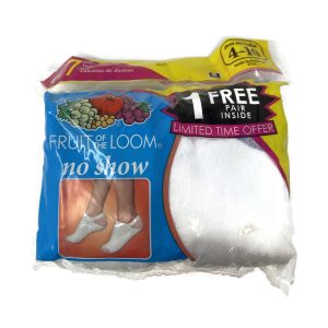 Fruit Of The Loom Womens 7-Pack No Show Socks
