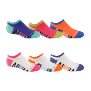 Fruit Of The Loom Girls 7 Pair Everyday Active No Show Socks