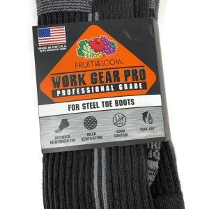 Fruit Of The Loom Mens Work Gear Pro Crew Socks- 2-pack
