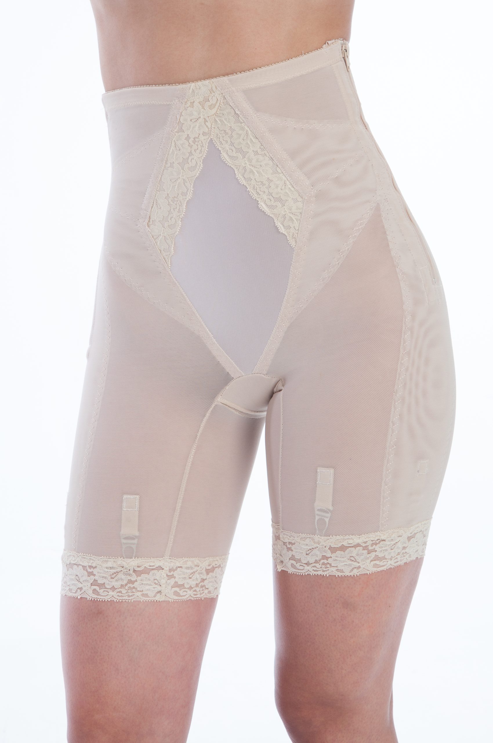 Custom Maid Womens Extra Support Long Leg Girdle With Side Zipper - Apparel  Direct Distributor