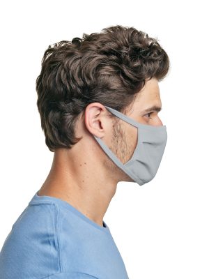 Hanes Adult Wicking Cotton Masks 50-Pack