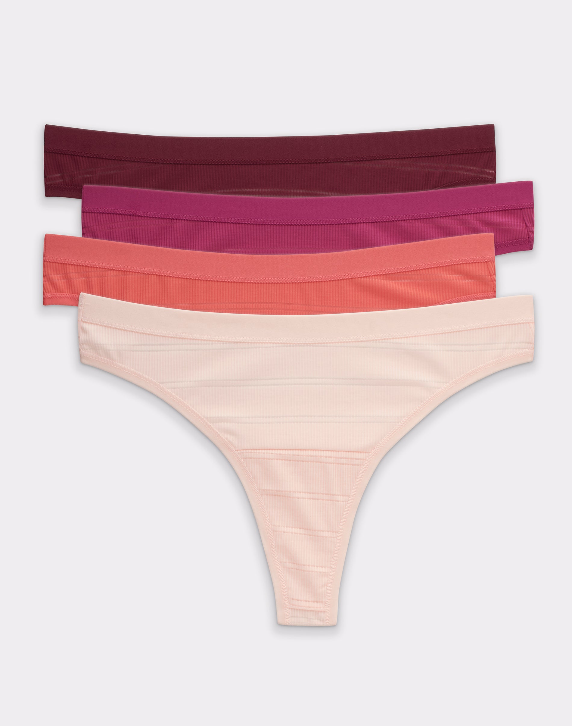 Hanes Womens Ultimate® Breathable Comfort Flex Fit® Thong 4-Pack