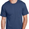 Hanes Mens Workwear Short Sleeve Pocket T-Shirt