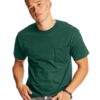 Hanes Adult Beefy-T Pocket T-Shirt 2-Pack