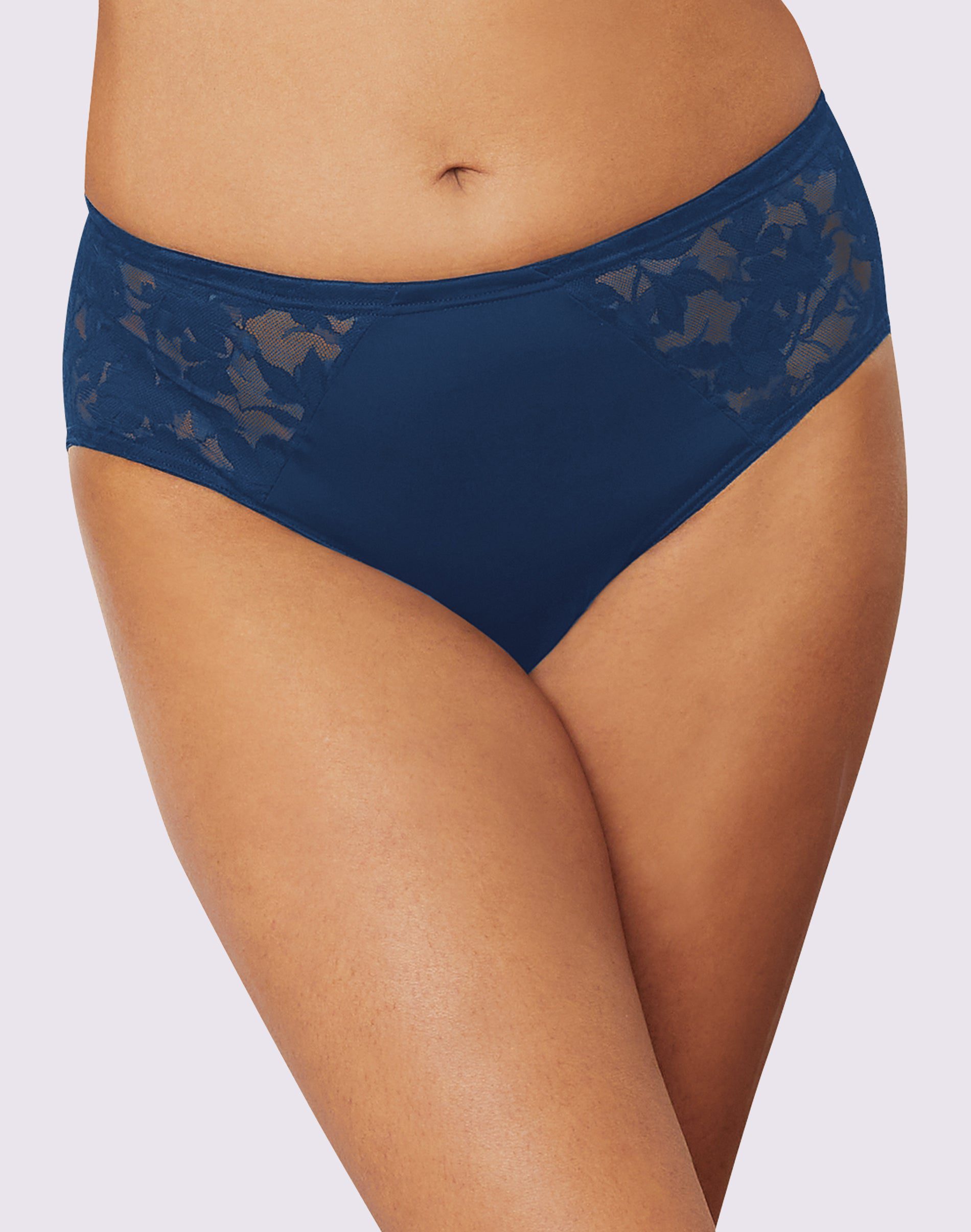 Bali Womens Passion For Comfort Lace Brief - Apparel Direct
