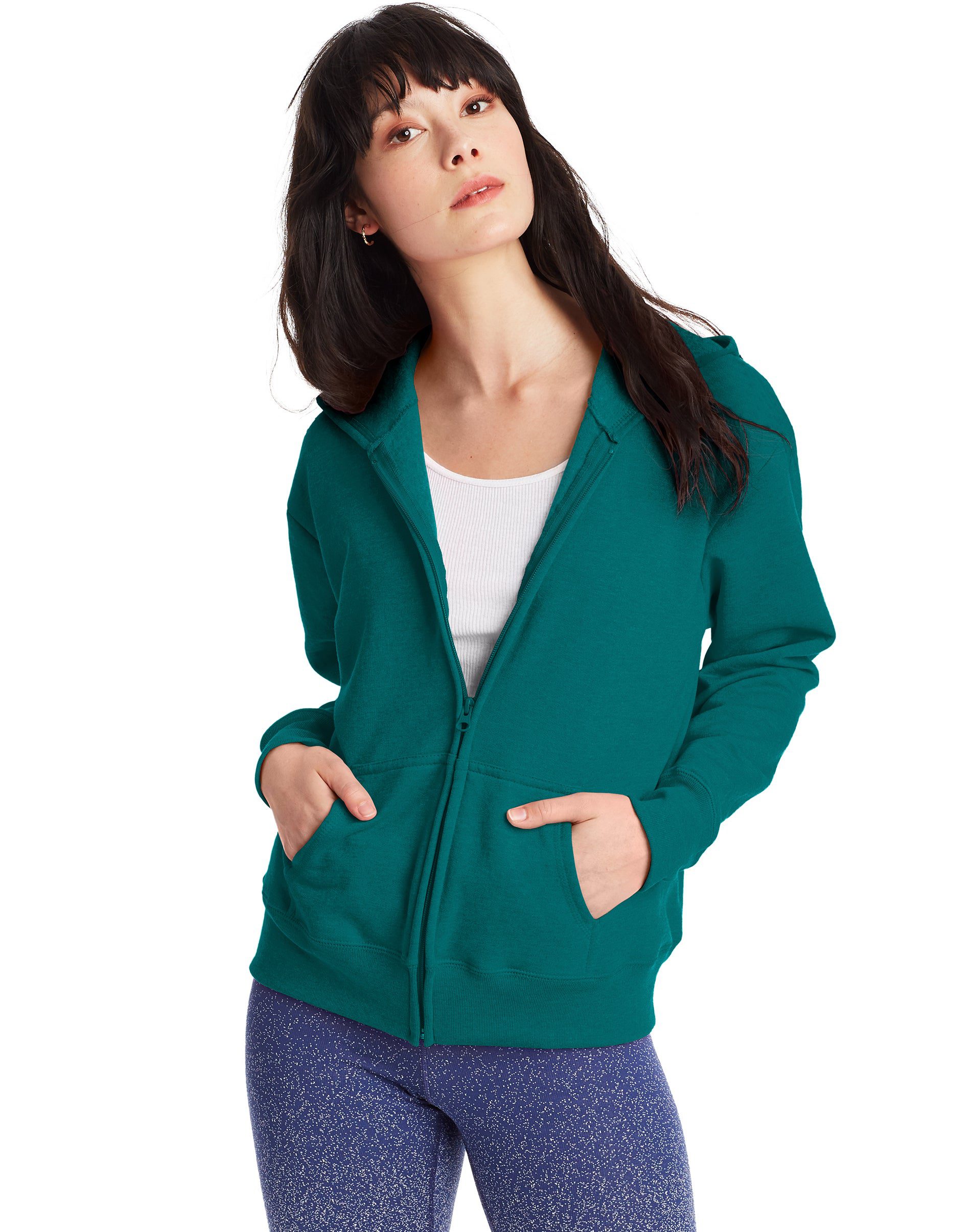 Hanes EcoSmart® Women's Fleece Zip Hoodie