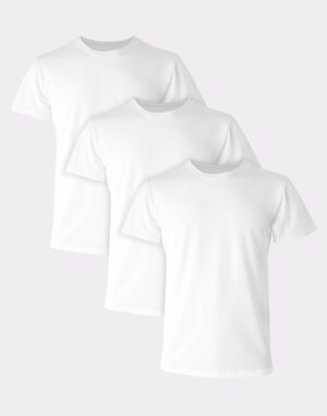 Hanes Mens Ultimate Big White T-Shirt 3-Pack