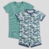 Hanes Zippin Baby Knit Short Sleeve Rompers, Zipper & 4-Way Stretch, Boys & Girls, 2-Pack