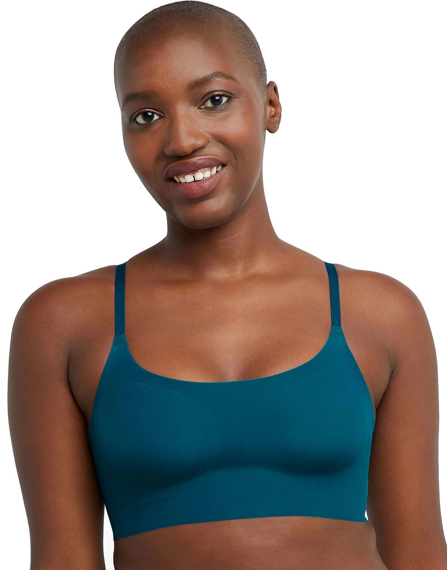 Hanes Women's Cozy with Lace Seamless Pullover Wirefree Bra, Style