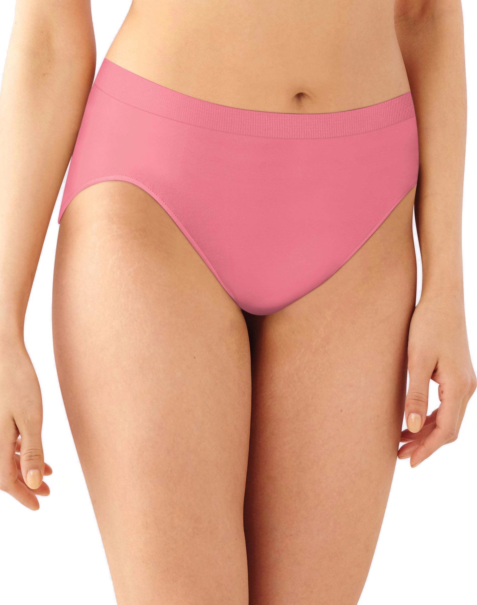 Bali Womens Comfort Revolution Microfiber Seamless Hi Cut Panty - Best-Seller!