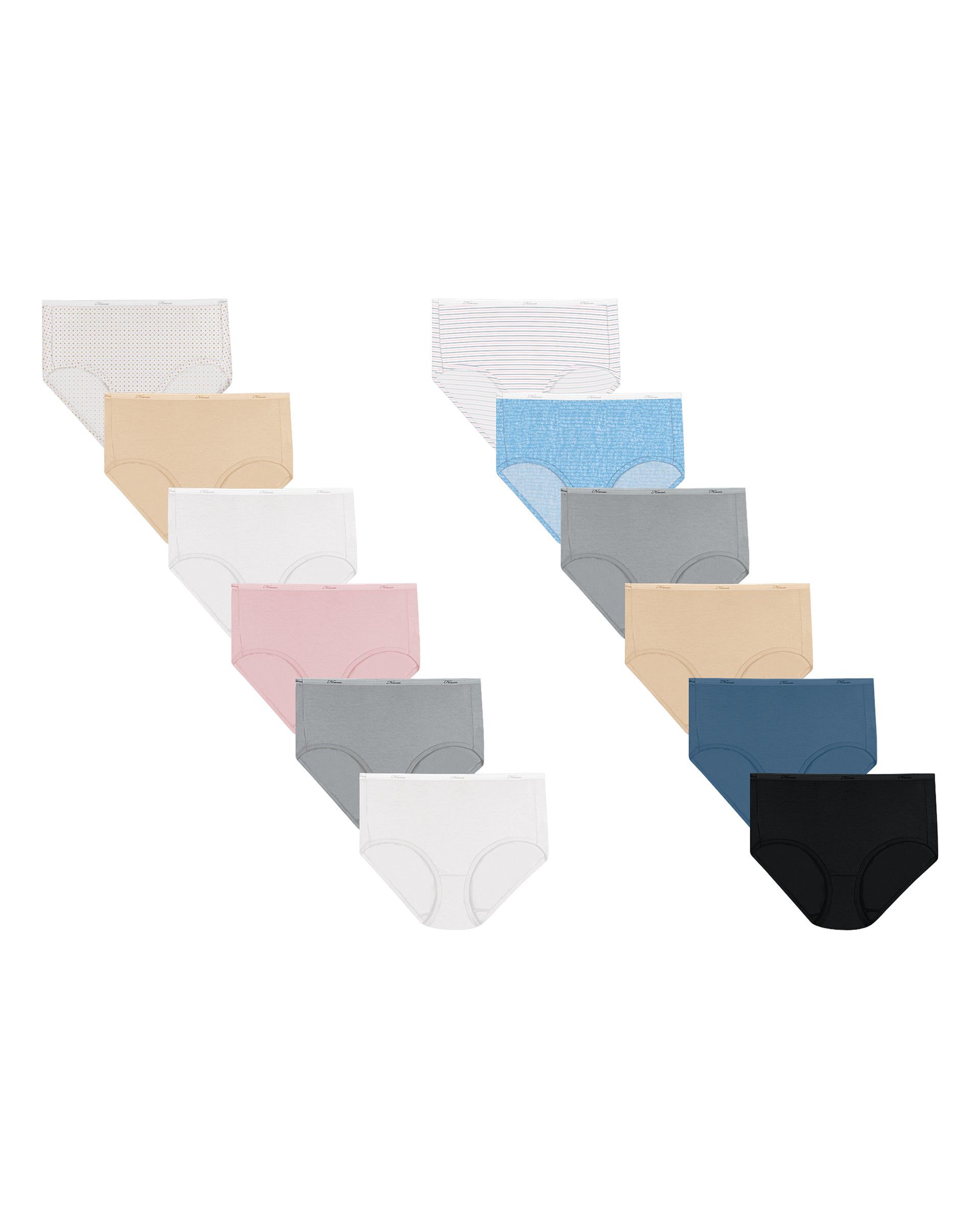 Hanes Womens Cool Comfort® Brief Panties 12-Pack