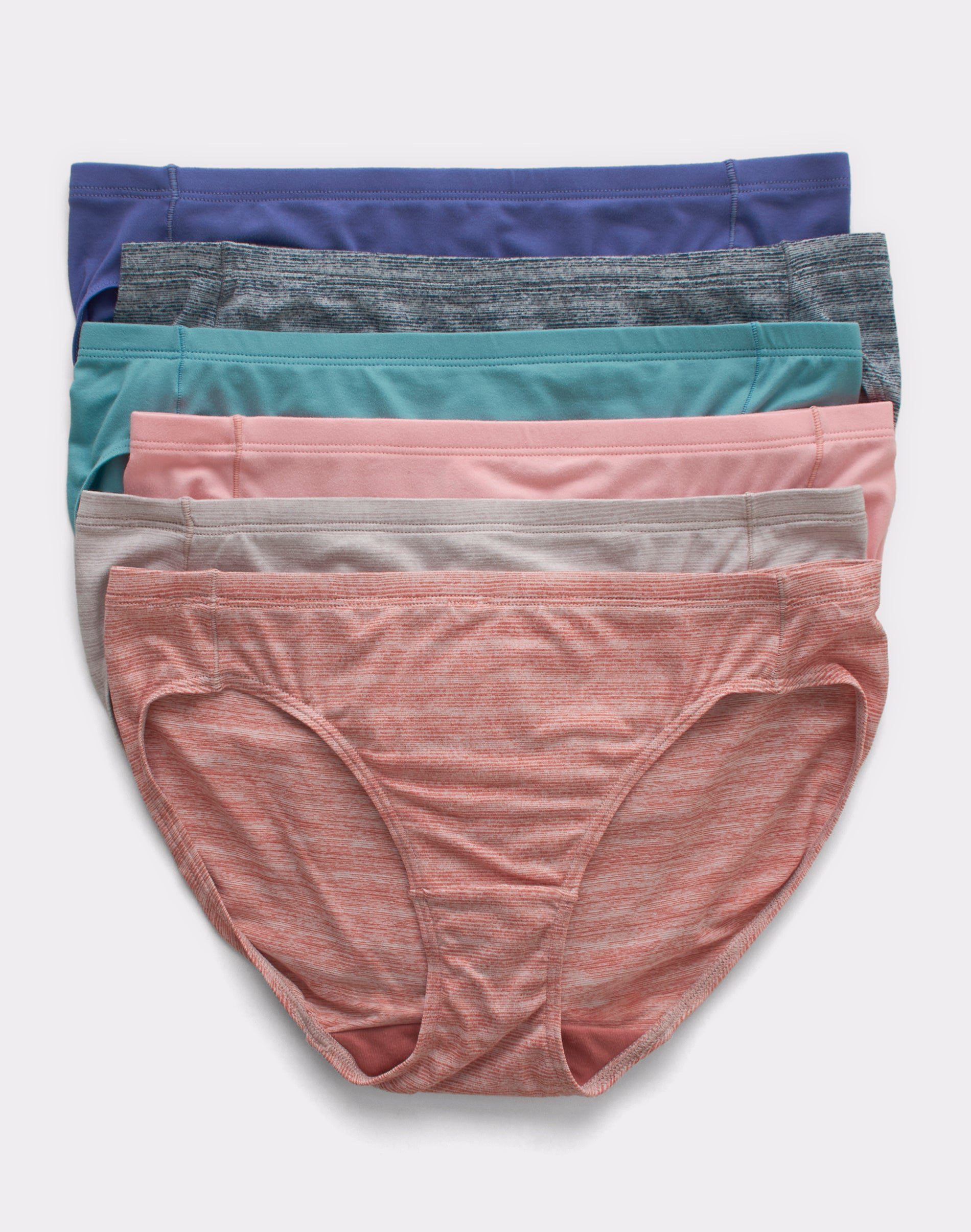 Hanes Womens Pure Comfort® Microfiber Bikini 6-Pack