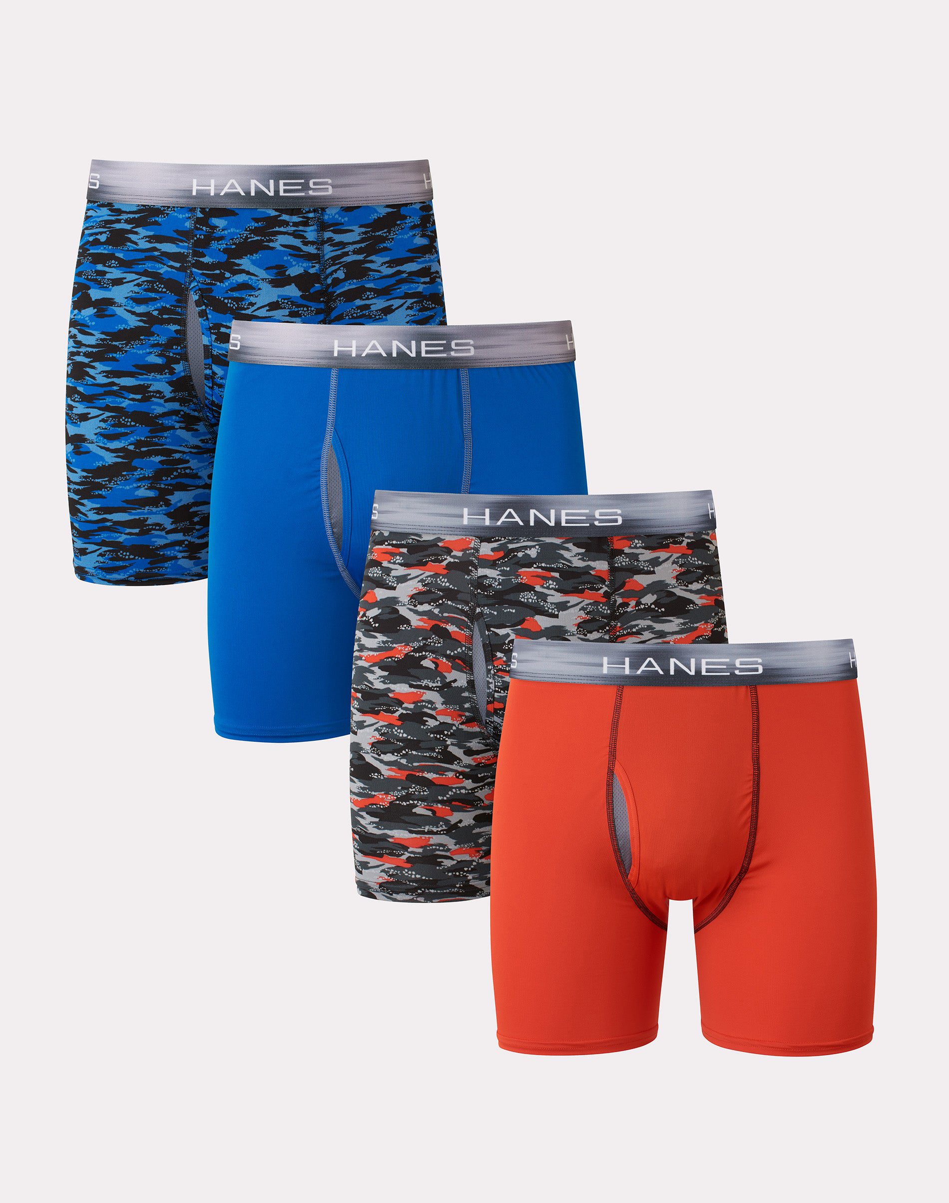 Hanes Mens Ultimate® X-Temp® Performance Boxer Brief Assorted 4-Pack