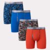 Hanes Mens Ultimate® X-Temp® Performance Boxer Brief Assorted 4-Pack