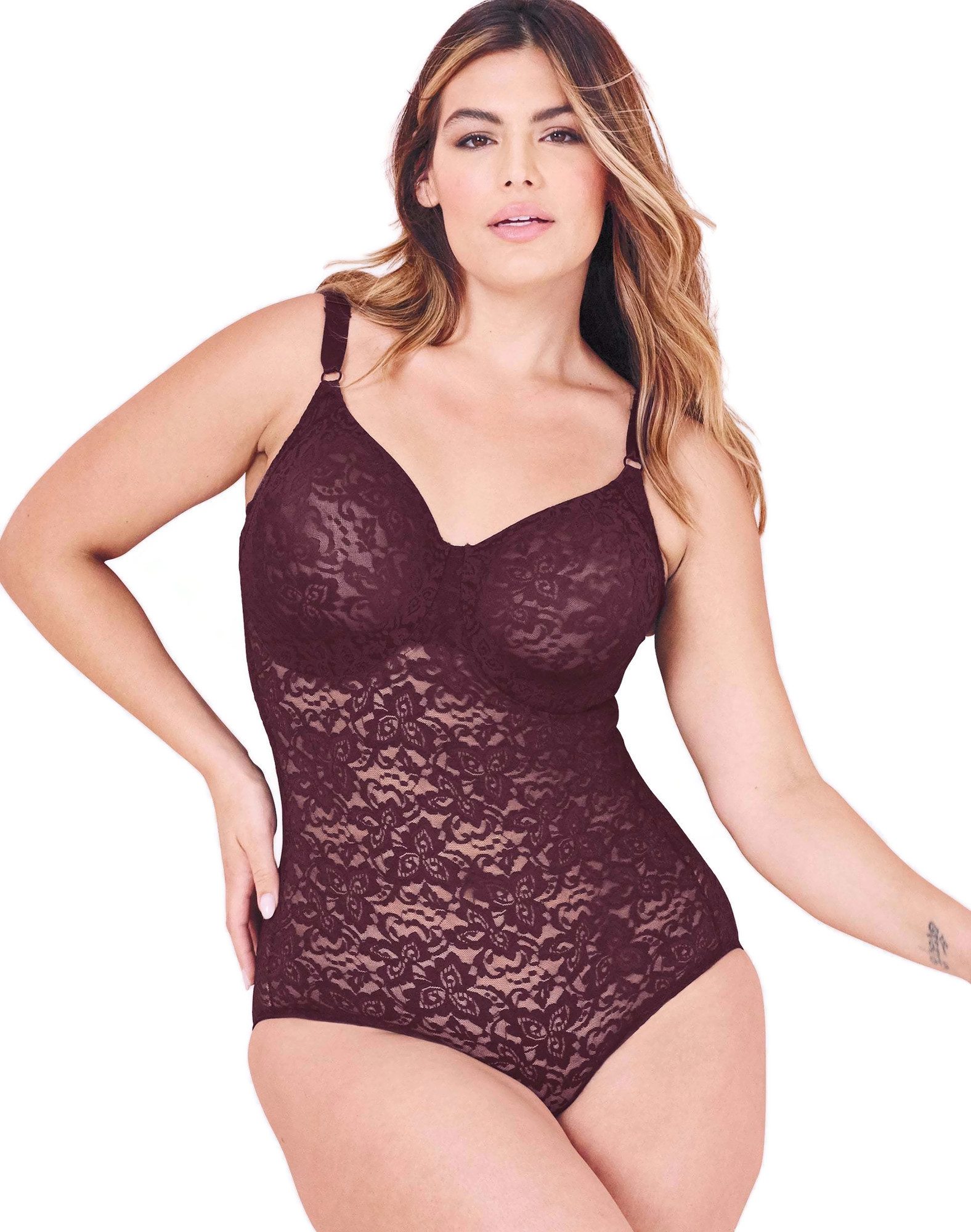 Bali Lace 'N Smooth Camisole Top Shapewear Firm Control Top Tank