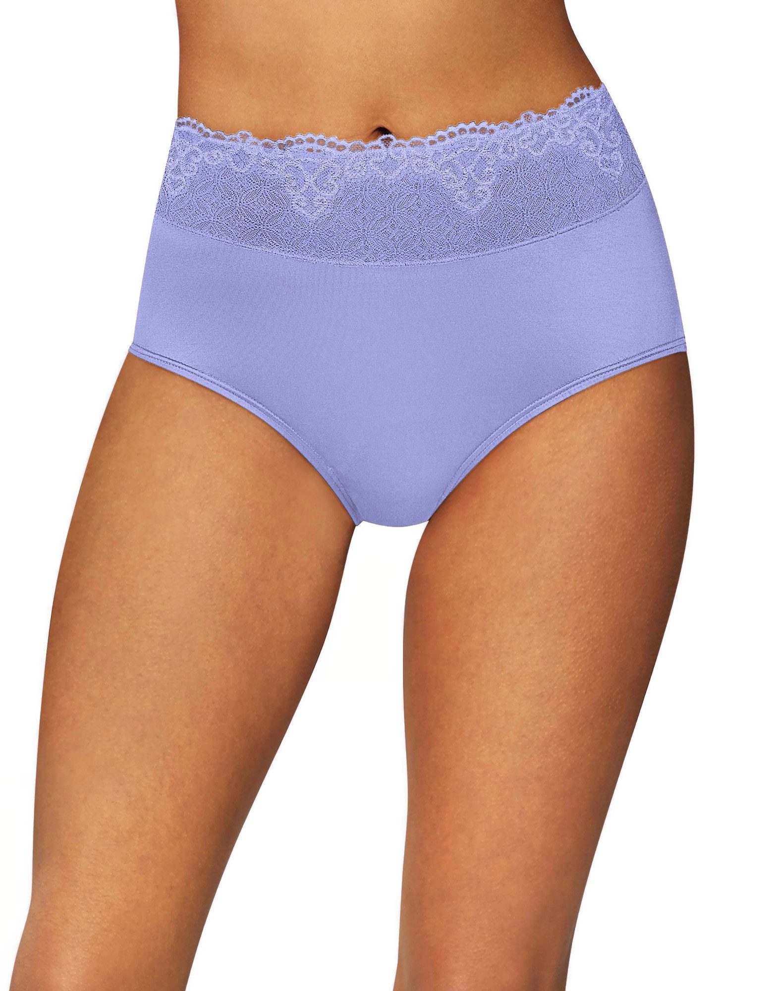 Women's Bali Passion for Comfort Lace & Tailored Brief Panty 