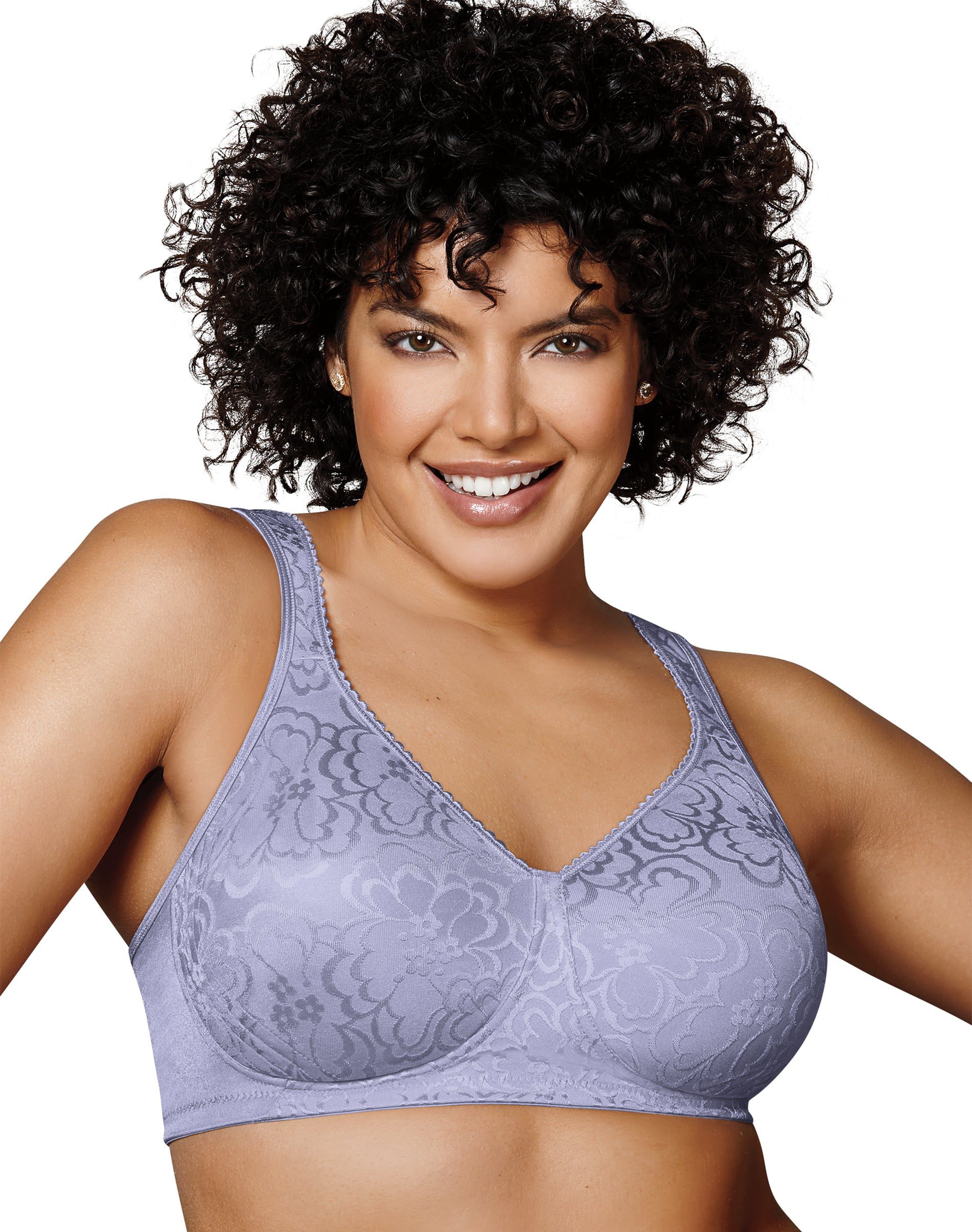 Playtex womens 18 Hour Ultimate Lift and Support Wire Free Bra,  Black/White, 40DDD