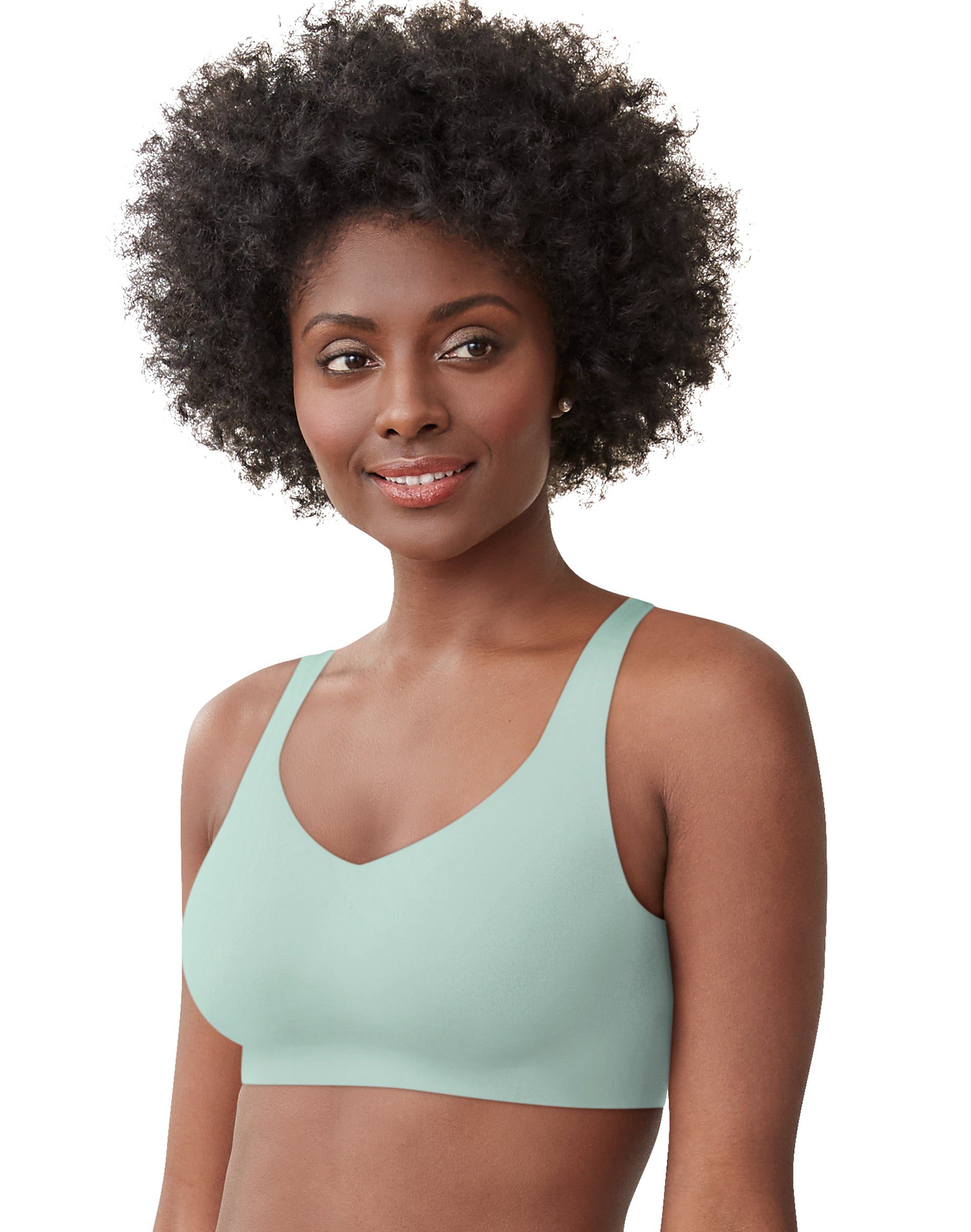 Bali Comfort Revolution® Easylite Shaping Wirefree Lined Bra DF3496 Green  sz 3XL