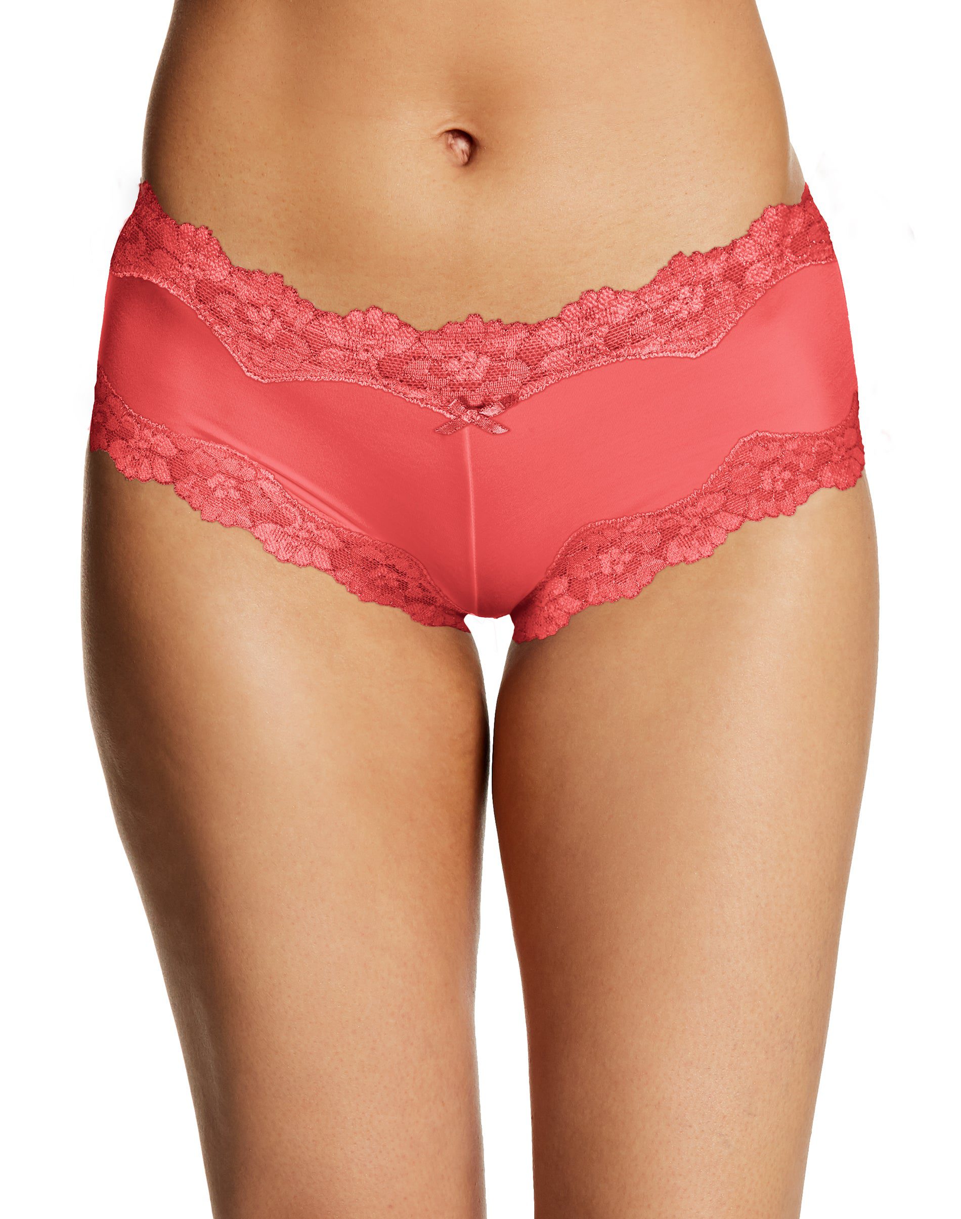 Maidenform Women's Underwear Pack, Low-Rise Cheeky Fit, Scalloped