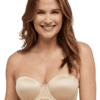 Bali Womens One Smooth U Stay In Place Strapless Bra