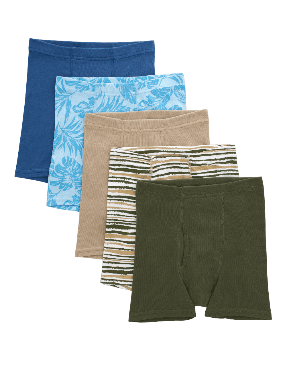 Hanes Boys Ultimate Dyed Briefs With ComfortSoft Waistband 5-Pack, XS,  Assorted 