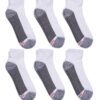 Hanes Mens Double Tough Max Cushion Ankle Socks 6-Pairs