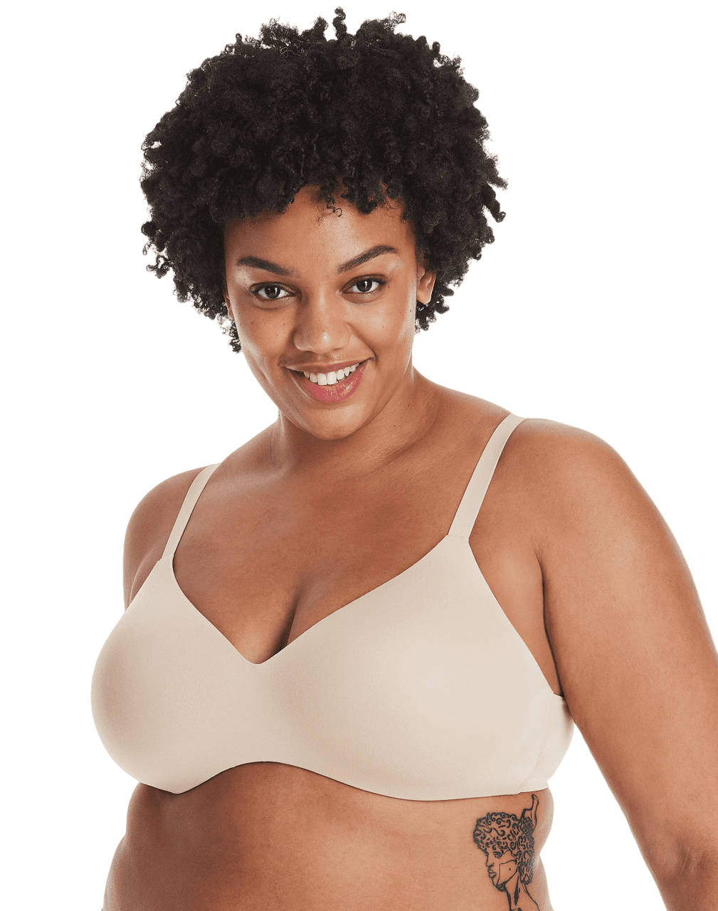 Hanes Womens Concealing Petals Wireless Bra with Convertible Straps -  Apparel Direct Distributor