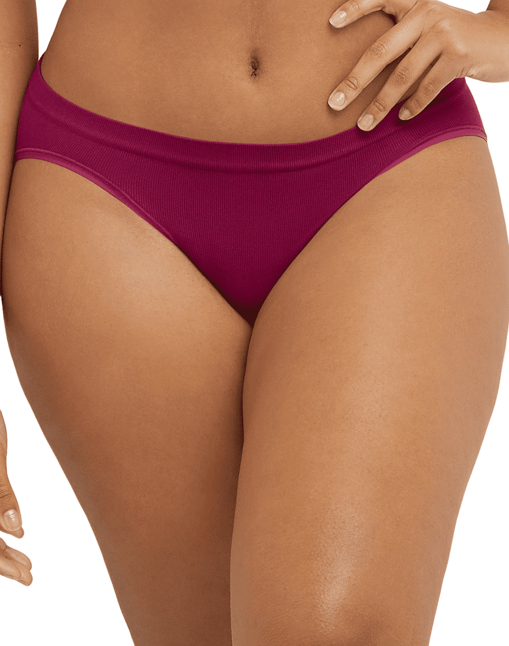 Maidenform M Seamless High Leg Bikini Underweardm2317 In Evening Blush