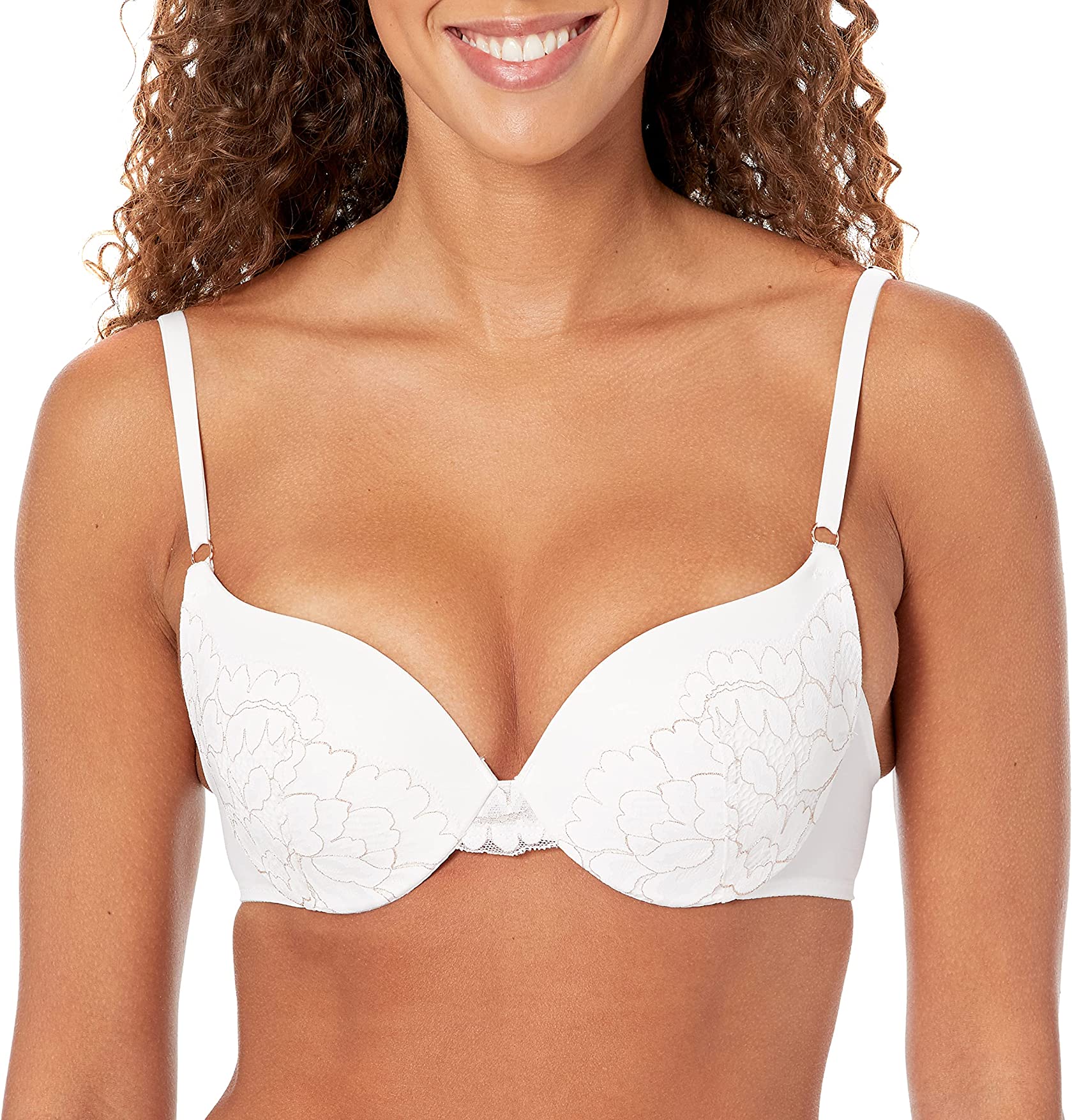 Maidenform Love The Lift Wire-Free Push-Up Bra, 36D, Rose Bloom Pink