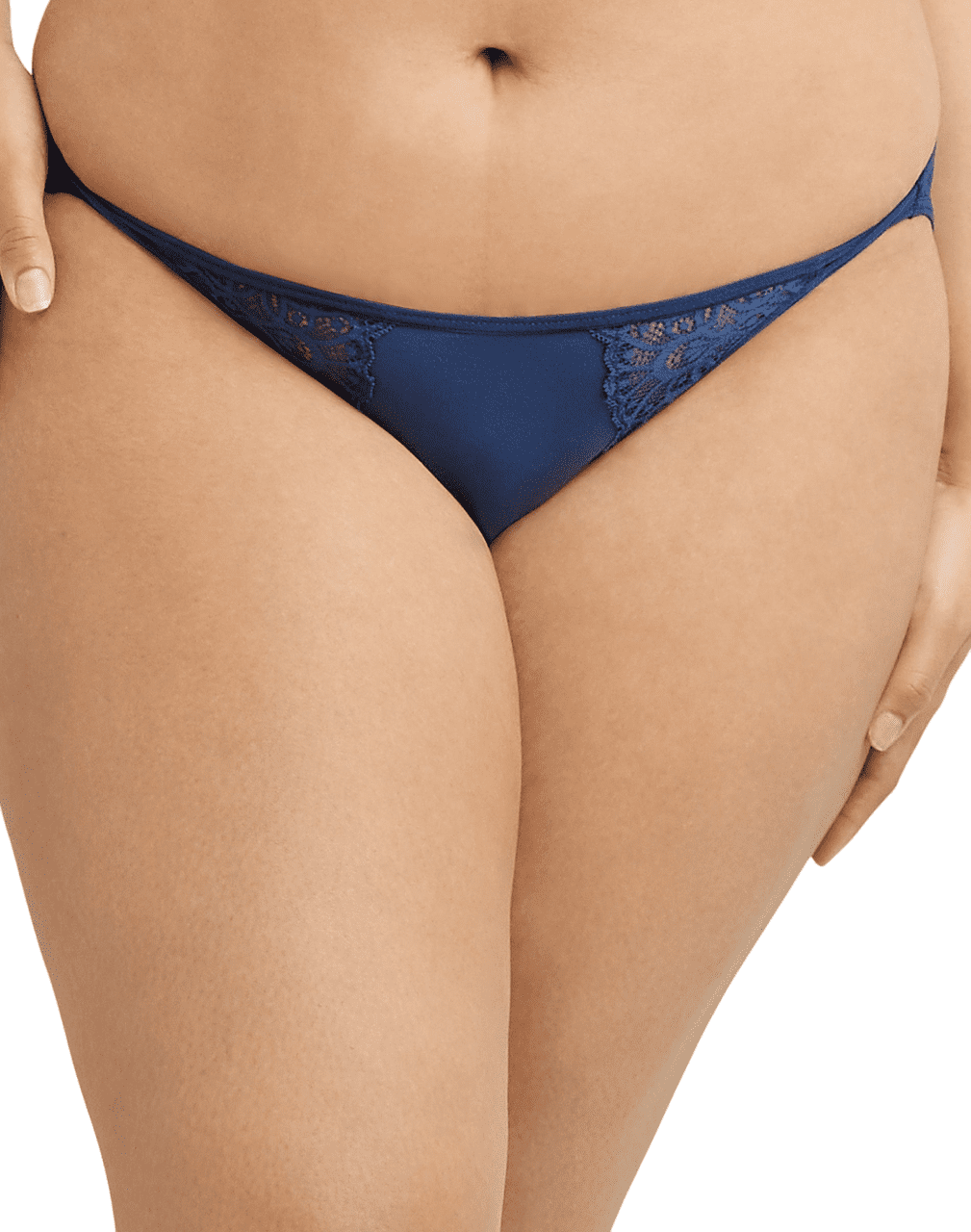  Maidenform Women's Underwear Back, Tanga Lace Thong Panties  (Retired Colors), Navy Eclipse/Gold, 6 : Clothing, Shoes & Jewelry