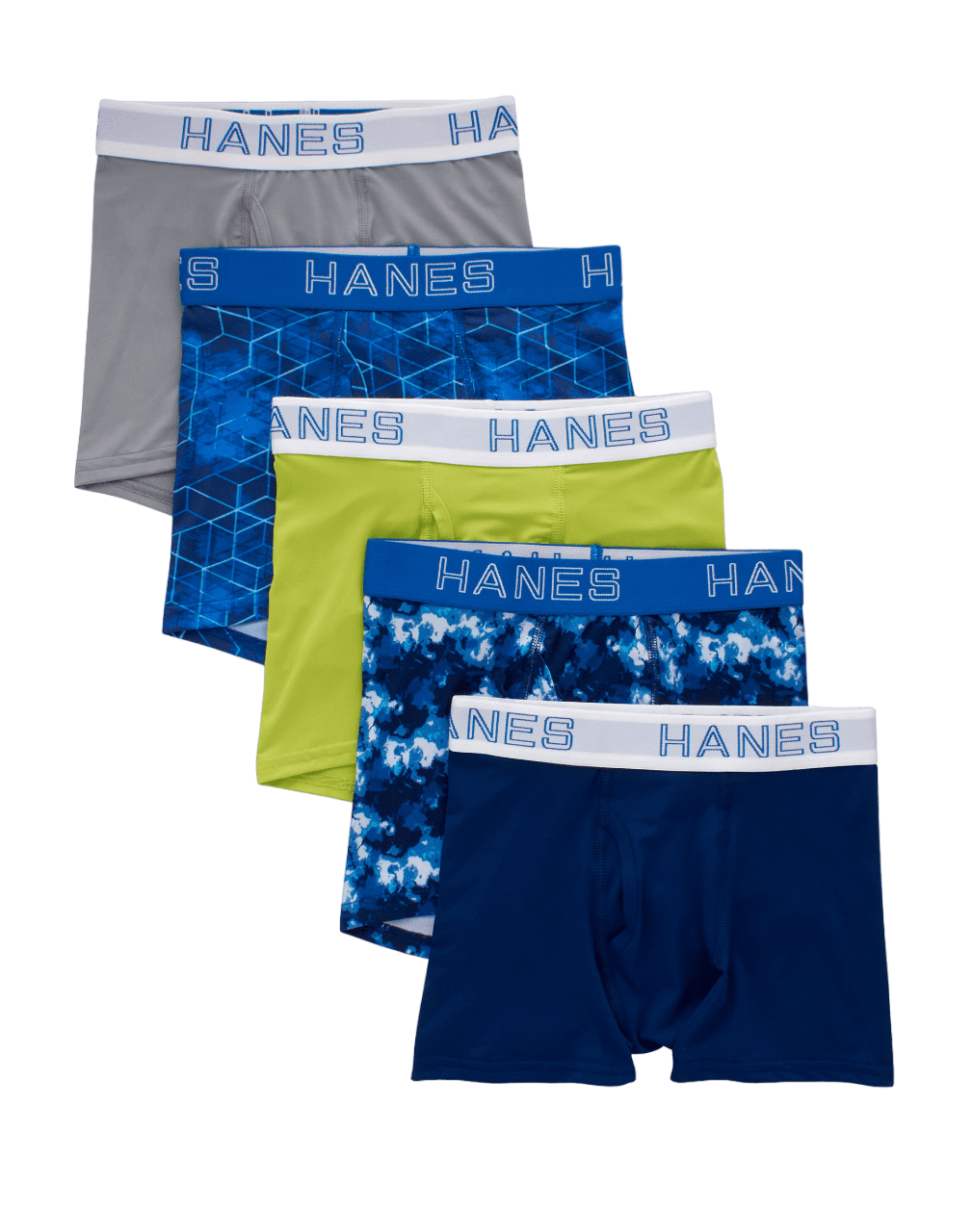 Hanes Boys X Temp Performance Boxer Brief Underwear 5 Pack Apparel Direct Distributor 9884