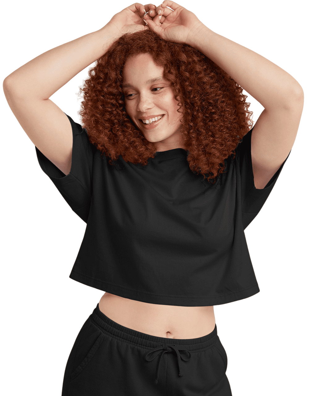 Hanes Originals Womens Cropped T-Shirt
