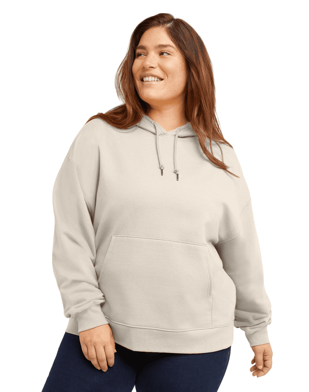 Hanes Originals Womens Fleece Plus Sizes Hoodie