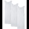 Men's Cotton A-Shirt, White 3 Pack