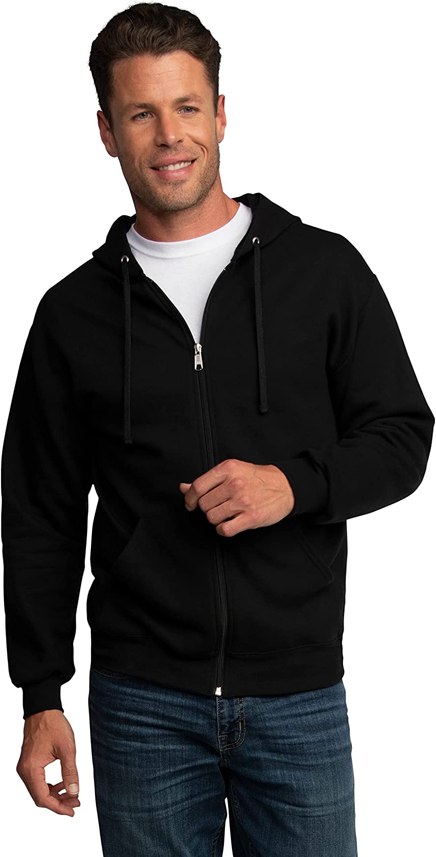 Eversoft® Fleece Full Zip Hoodie Sweatshirt, Extended Sizes