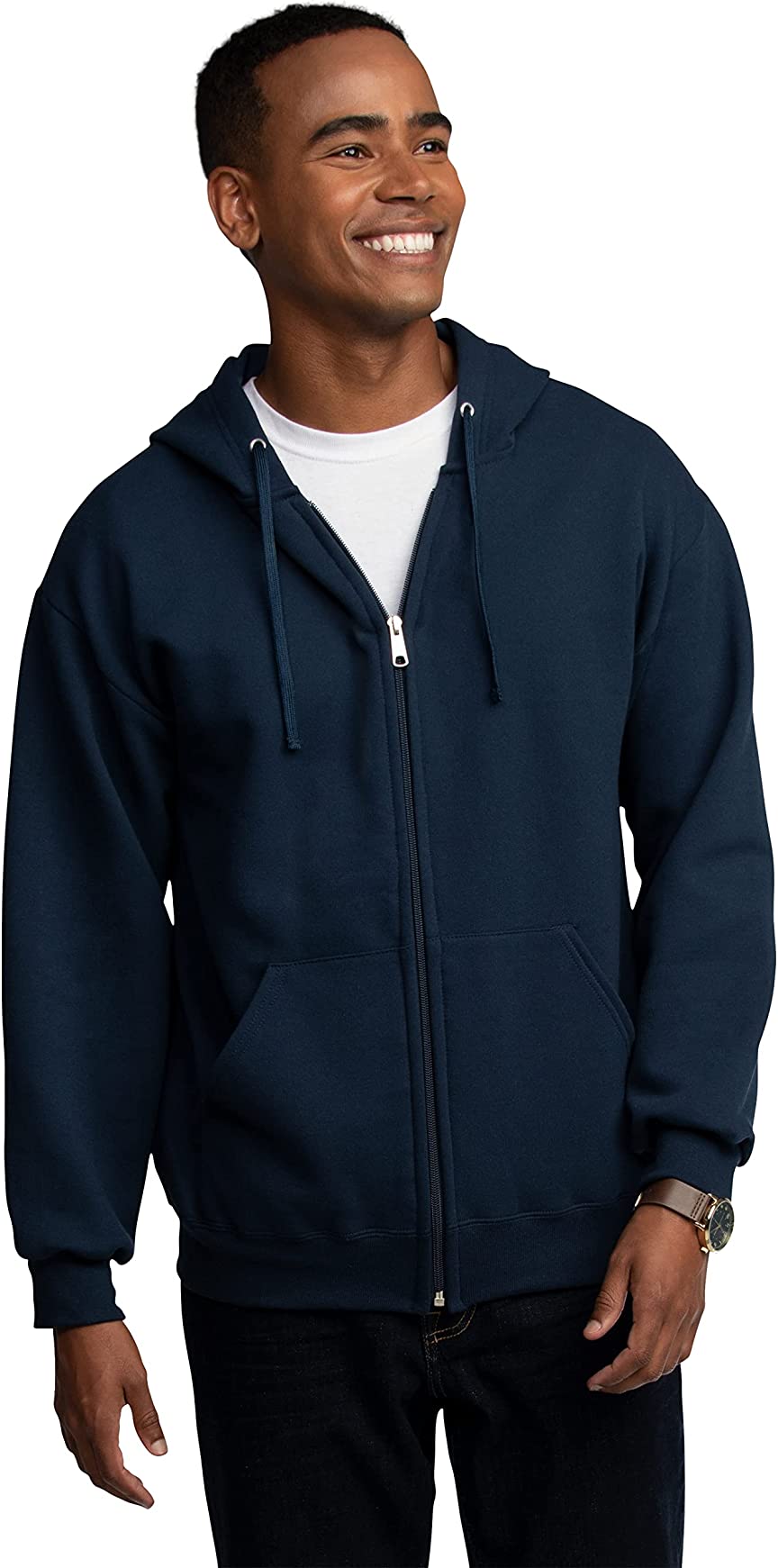 Eversoft® Fleece Full Zip Hoodie Sweatshirt, Extended Sizes